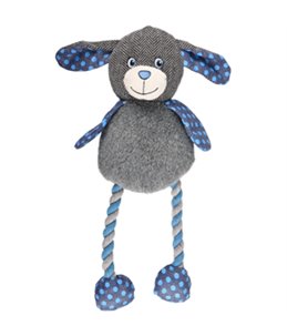 HS DOTTIES HOND + TOUW GRIJS 