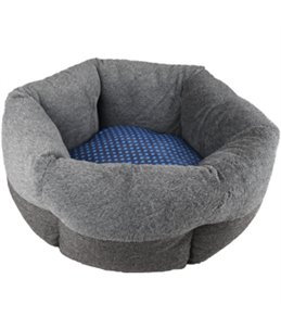 MAND DOTTIES ZESHOEKIG GRIJS BLAUW 