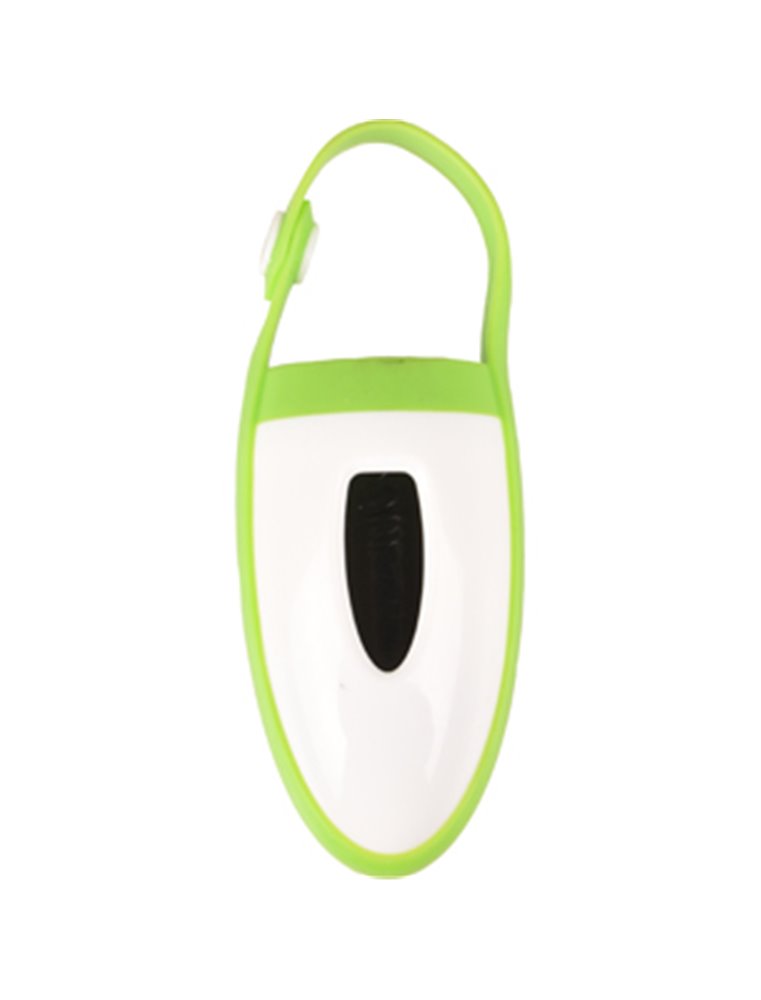 POEPZAKHOUDER ITTER WIT GROEN 14CM 
