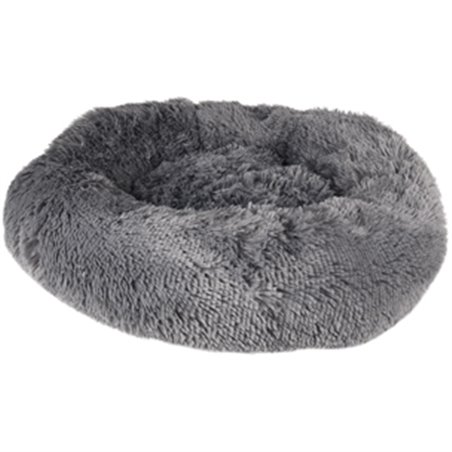 Kussen krems rond grijs 50cm 