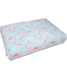 KUSSEN FLAMINGO RECHTHOEKIG + RITS 