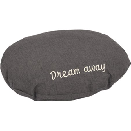 Kussen dream away ovaal grijs 50x40 
