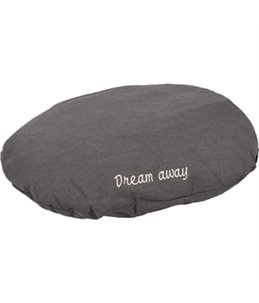 KUSSEN DREAM AWAY OVAAL GRIJS 80x62 