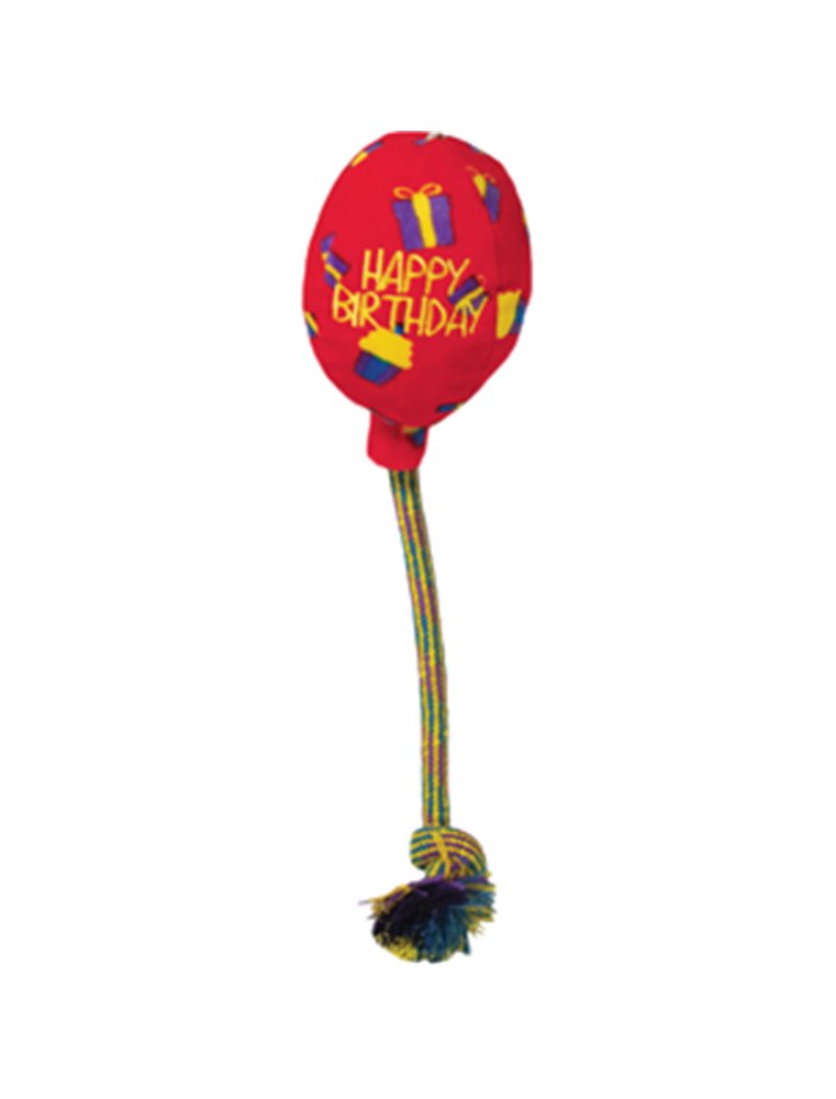 KONG OCCASIONS BIRTHDAY BALLOON RED 