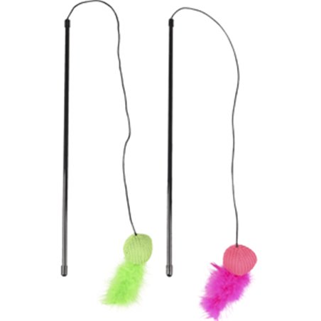 Ps kattenhengel vera bal 46cm ass. 