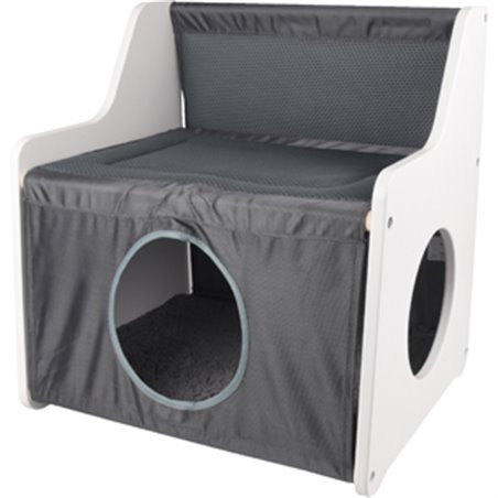 Kattenmeubel nova bank wit 