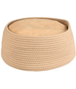 MAND HEBE ROND + KUSSEN BEIGE DIA. 