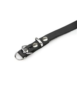 COLLAR RONDO 37CM 15MM BROWN VERST/ADJ 30-34,5CM