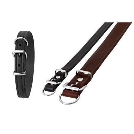 COLLAR RONDO 62CM 40MM BROWN VERST/ADJ 46,5-58,5CM