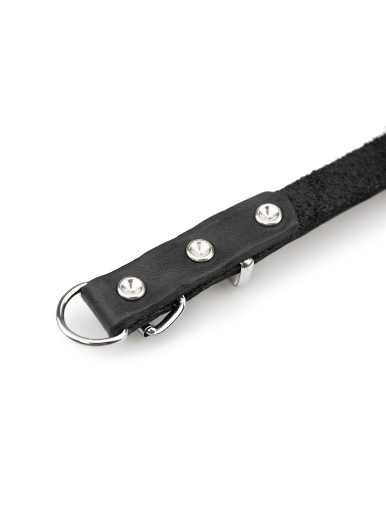 COLLAR RONDO 62CM 40MM BLACK VERST/ADJ 46,5-58,5CM