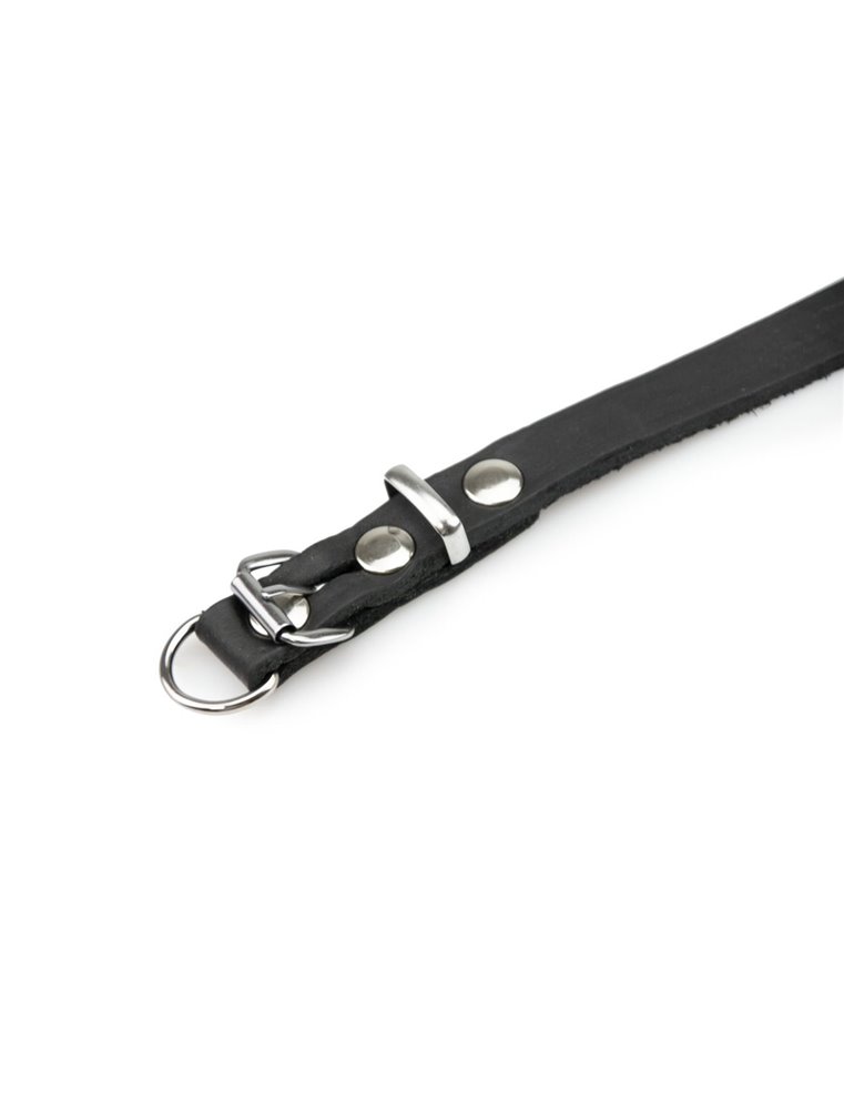 COLLAR RONDO 47CM 20MM BLACK VERST/ADJ 36,5-44,5CM