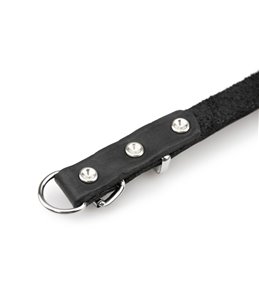 COLLAR RONDO 27CM 10MM BLACK VERST/ADJ 22-25CM