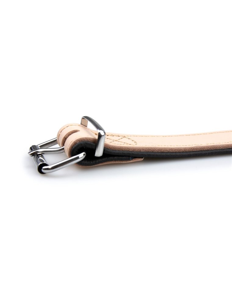 COLLAR RONDO 62CM 32MM BROWN/COGNAC VERST/ADJ 48,5-56,5CM