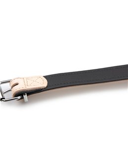 COLLAR RONDO 57CM 32MM BLACK/BLACK VERST/ADJ 43,5-51,5CM