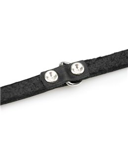 COLLAR RONDO 27CM 10MM BLACK VERST/ADJ 19-22CM