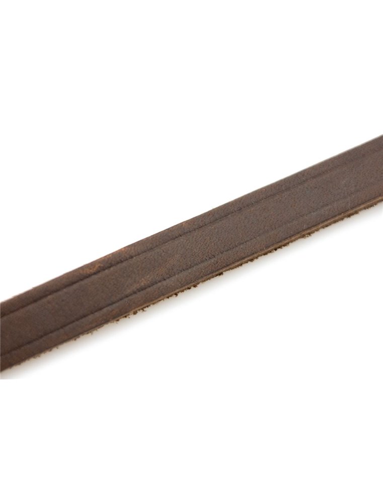 LEASH RONDO 100CM 22MM BROWN