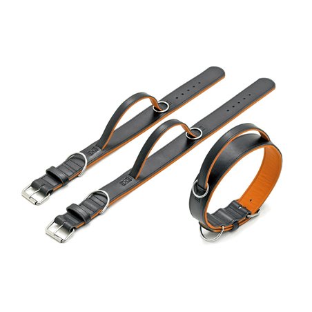 COLLAR RONDO 70CM 54MM BLACK,HANDLE VERST/ADJ 53,5-61,5CM