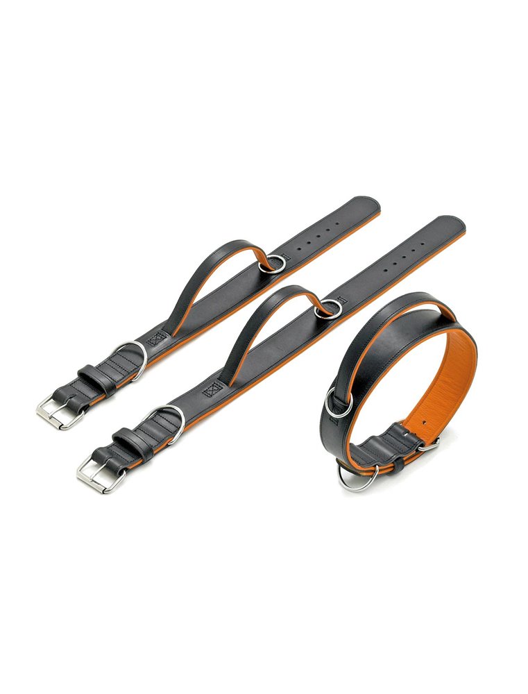 COLLAR RONDO 80CM 54MM BLACK,HANDLE VERST/ADJ 64,5-72,5CM