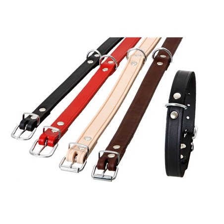 COLLAR RONDO 57CM 20MM BROWN VERST/ADJ 41,5-51,5CM
