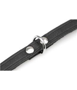 COLLAR RONDO 57CM 20MM BROWN VERST/ADJ 41,5-51,5CM
