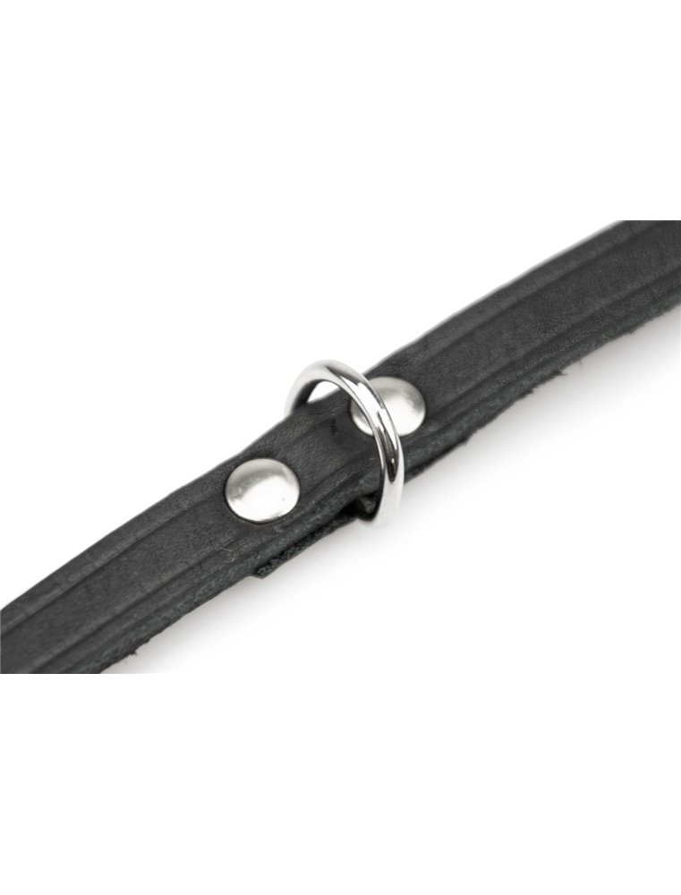 COLLAR RONDO 57CM 20MM BROWN VERST/ADJ 41,5-51,5CM