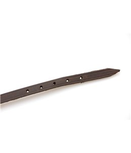 COLLAR RONDO 57CM 20MM BROWN VERST/ADJ 41,5-51,5CM