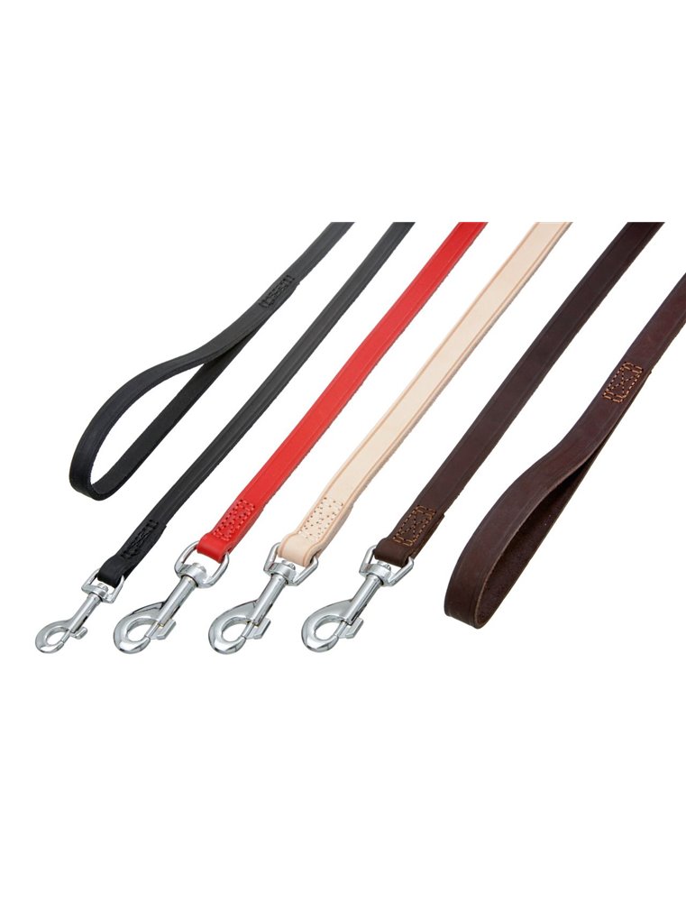 RONDO LEASH RED,16MM 160CM SEWN