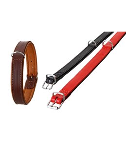 COLLAR RONDO 47CM 20MM BROWN/COGNAC VERST/ADJ 37-43CM