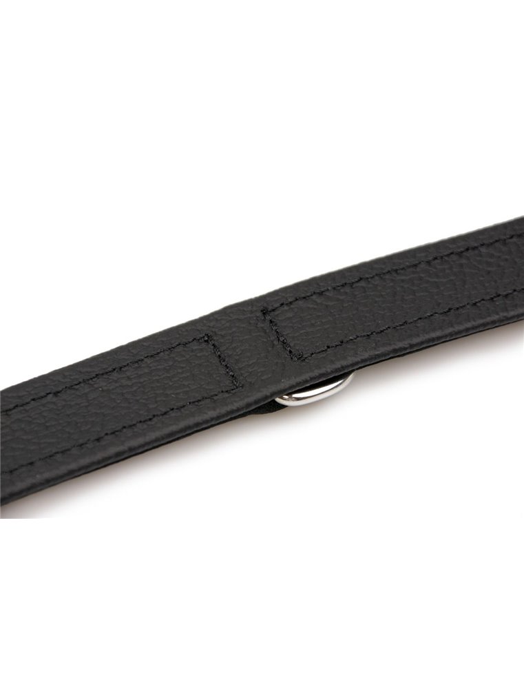 COLLAR RONDO 42CM 18MM NATURE/BLACK VERST/ADJ 31,5-37,5CM