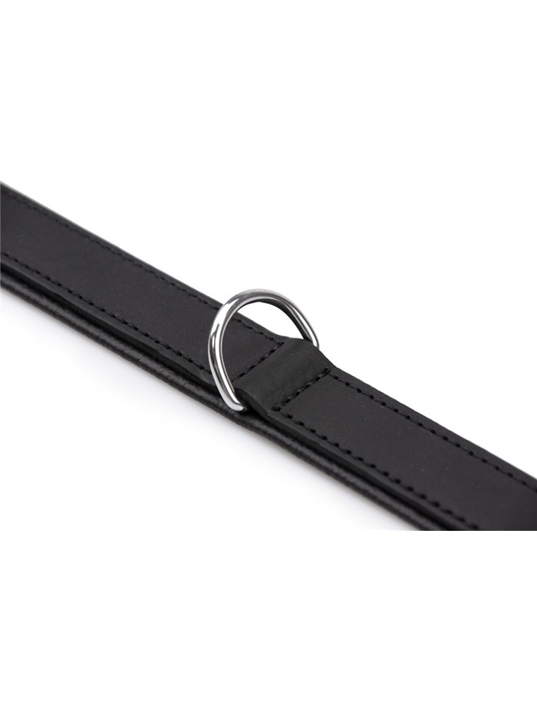 COLLAR RONDO 42CM 18MM NATURE/BLACK VERST/ADJ 31,5-37,5CM