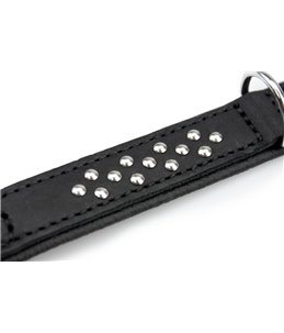 COLLAR RONDO 37CM 22MM NATURE/BLACK VERST/ADJ 28-32CM