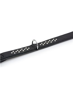 COLLAR RONDO 37CM 22MM BROWN/COGNAC VERST/ADJ 28-32CM