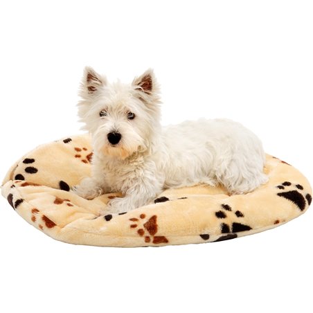 Kussen track ovaal beige 110cm 