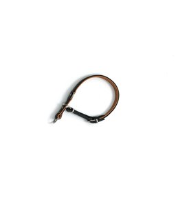 CHOKER RONDO 28-31CM 17MM BLACK/COGNAC STUFENLOS/STEPLESS