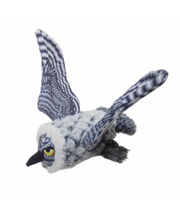 Pluche vliegende witte uil...