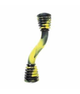 Tpr twist 25x6x6cm geel/zwart