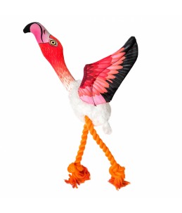 Pluche vliegende flamingo...