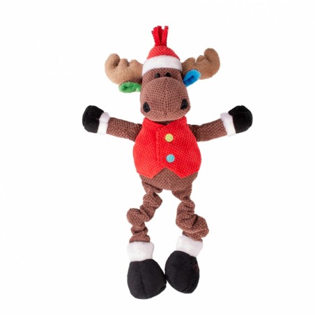 Xmas pluche rendier lange poten 30x13x8cm