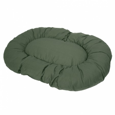 Ovalen kussen lizard 110x72x9cm groen