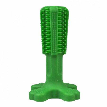 Chew `n play brush Groen M - 14,5x9x9cm