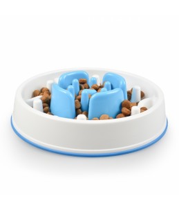 Slow down feeder Blauw 28,5x28,5x7cm