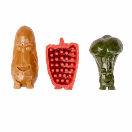 Garden bites veggie friends small display 6cm - display - 15g gemengde kleuren