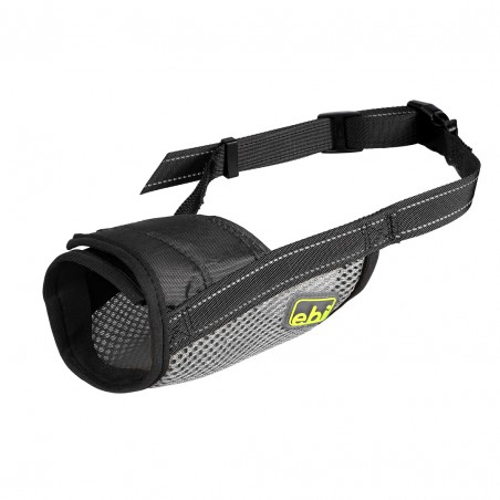 Ebi Muilband mesh Zwart S - 14-28cm / Ø16-20cm