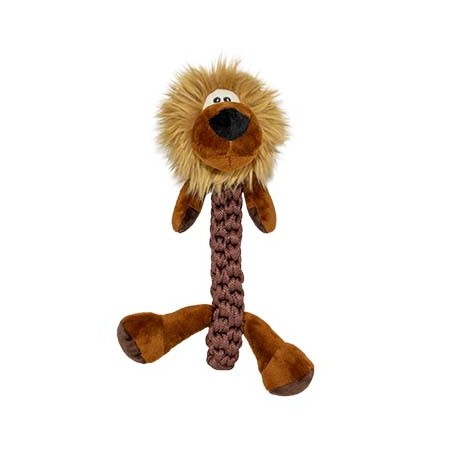 Zoo friends leo leeuw stick Bruin 32x22x11,5cm