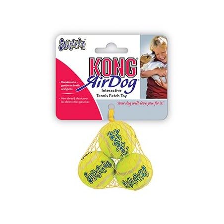 Kong air squeakair tennis ball 3st Geel XS