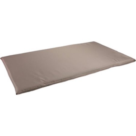 Kussen plat rechthoekig taupe 116cm 