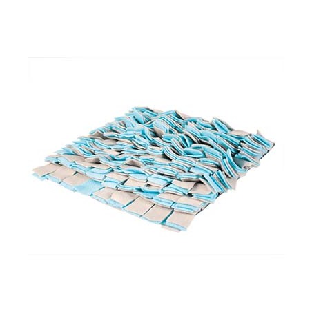 Snack mat Blauw/grijs 35x35cm