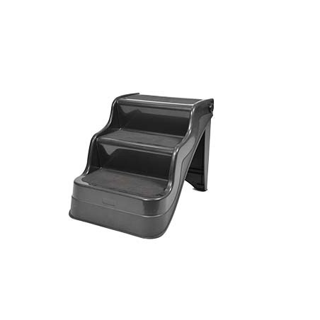 Easy-up hondentrap Zwart 49x39x39cm