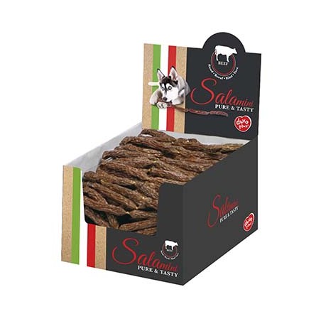 Salamini worstjes met rund 8,5x8,5x1,6cm