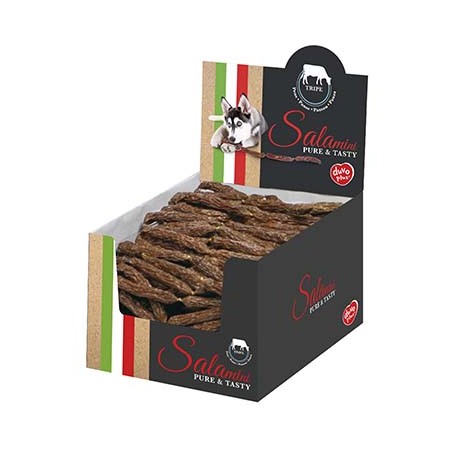 Salamini worstjes met pens 8,5x8,5x1,6cm